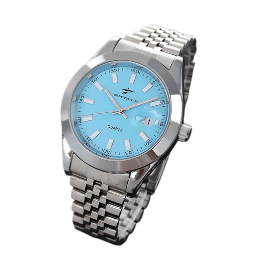 Crystal Aqua | Elegant Wrist Watch
